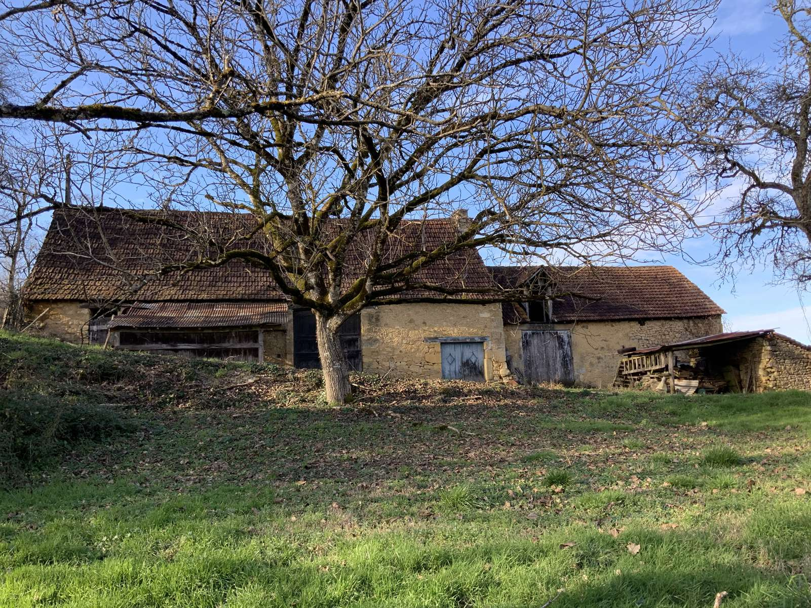 vente Grange en pierres d'environ 120 m² à Saint Julien de Lampon